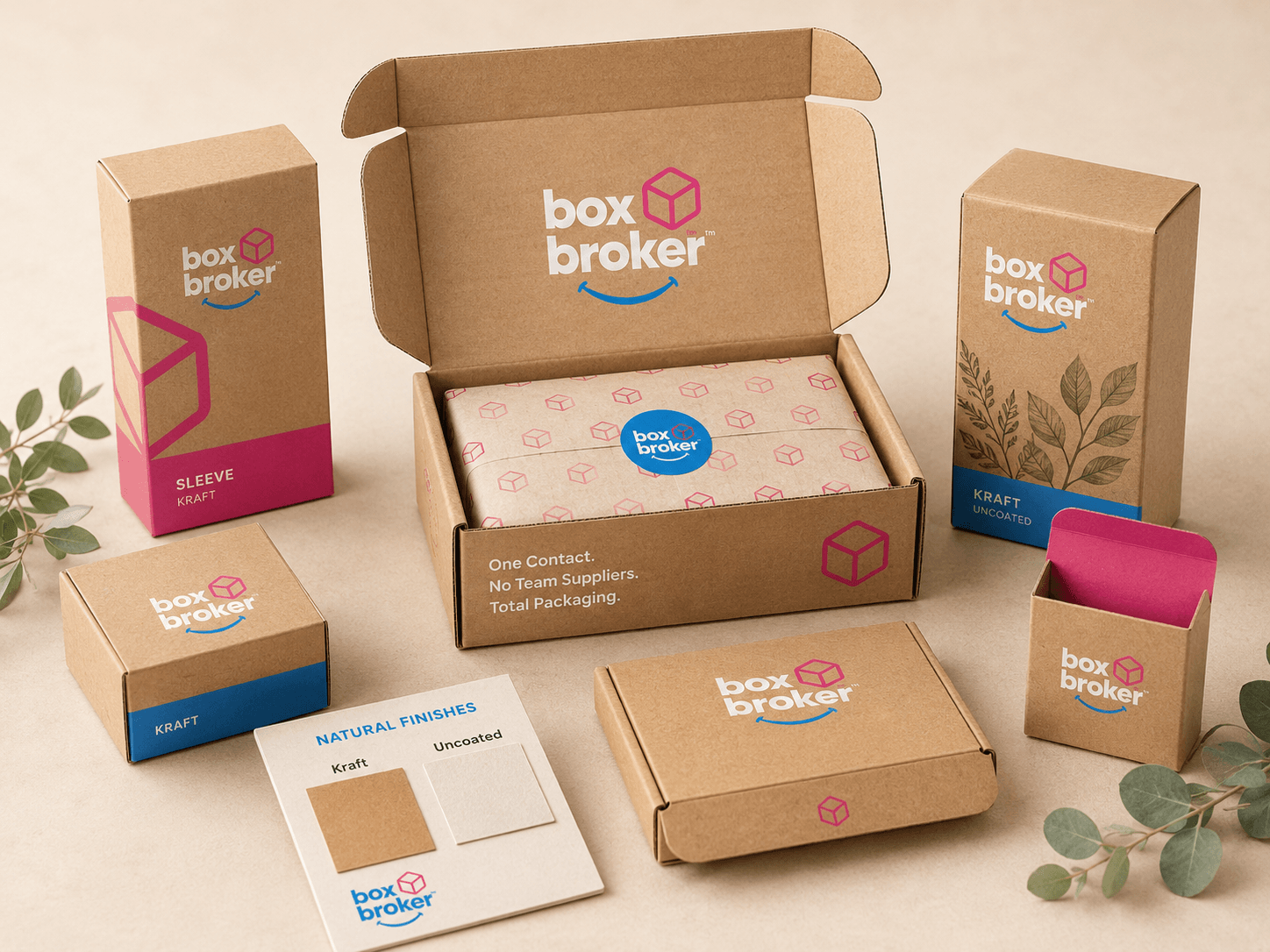 Box Broker - Natural Kraft Eco Packaging Boxes UK